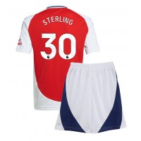 Arsenal Raheem Sterling #30 Fotballklær Hjemmedraktsett Barn 2024-25 Kortermet (+ korte bukser)